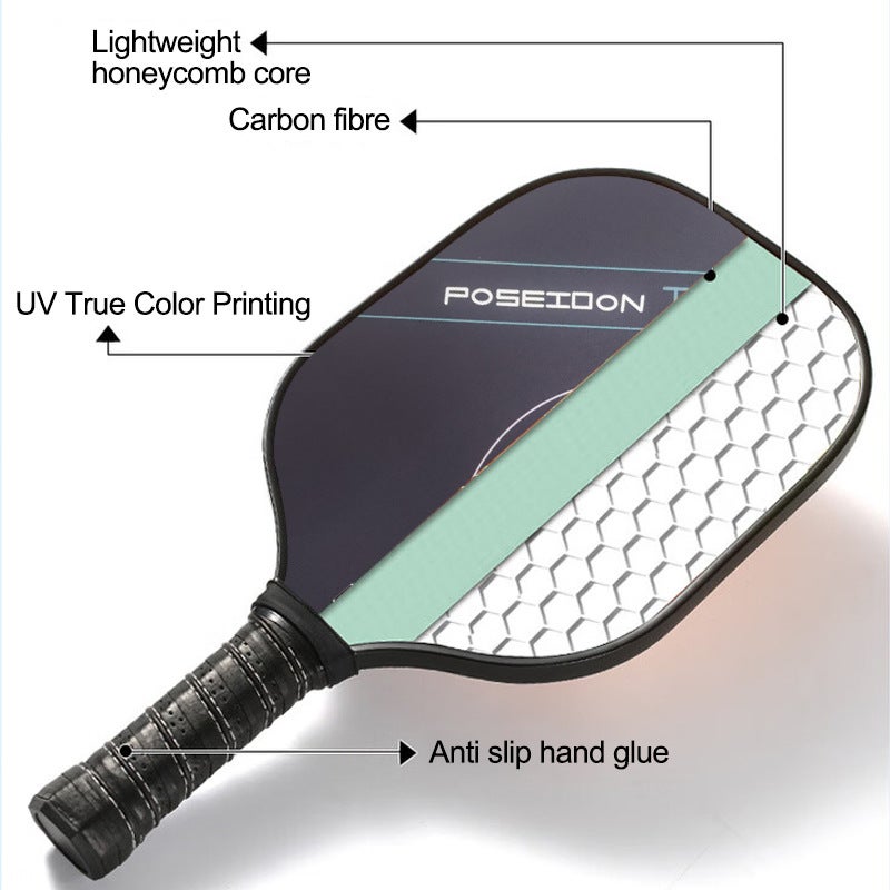 Carbon Fiber Pick Racket Honeycomb Board Outdoor Sports Carbon Pick Racket Pickleballpaddle - Image 3